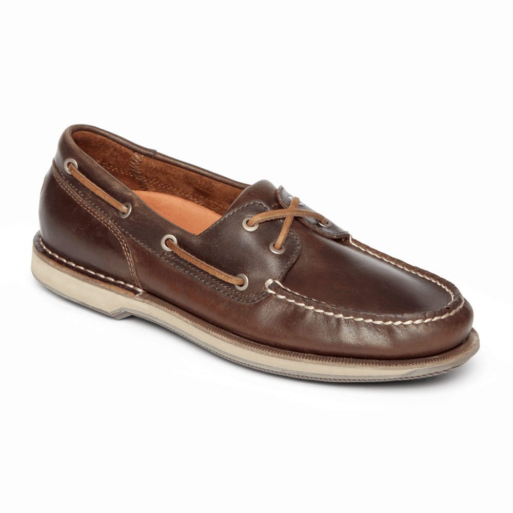 Rockport Mens Perth - Boat Shoes Brown - LHA028679